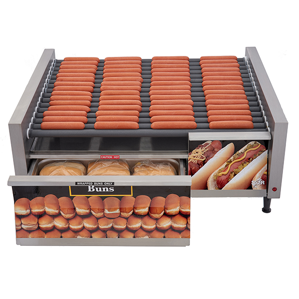 Star X75S-240V Grill-Max Express 75 Hot Dog Roller Grill w/ Duratec Rollers NEW! 