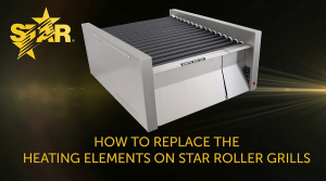 How to replace the heating element on Star roller grill graphic