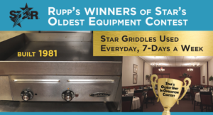 Star 100 Oldest Unit Contest Rupp's Star Electric Griddle